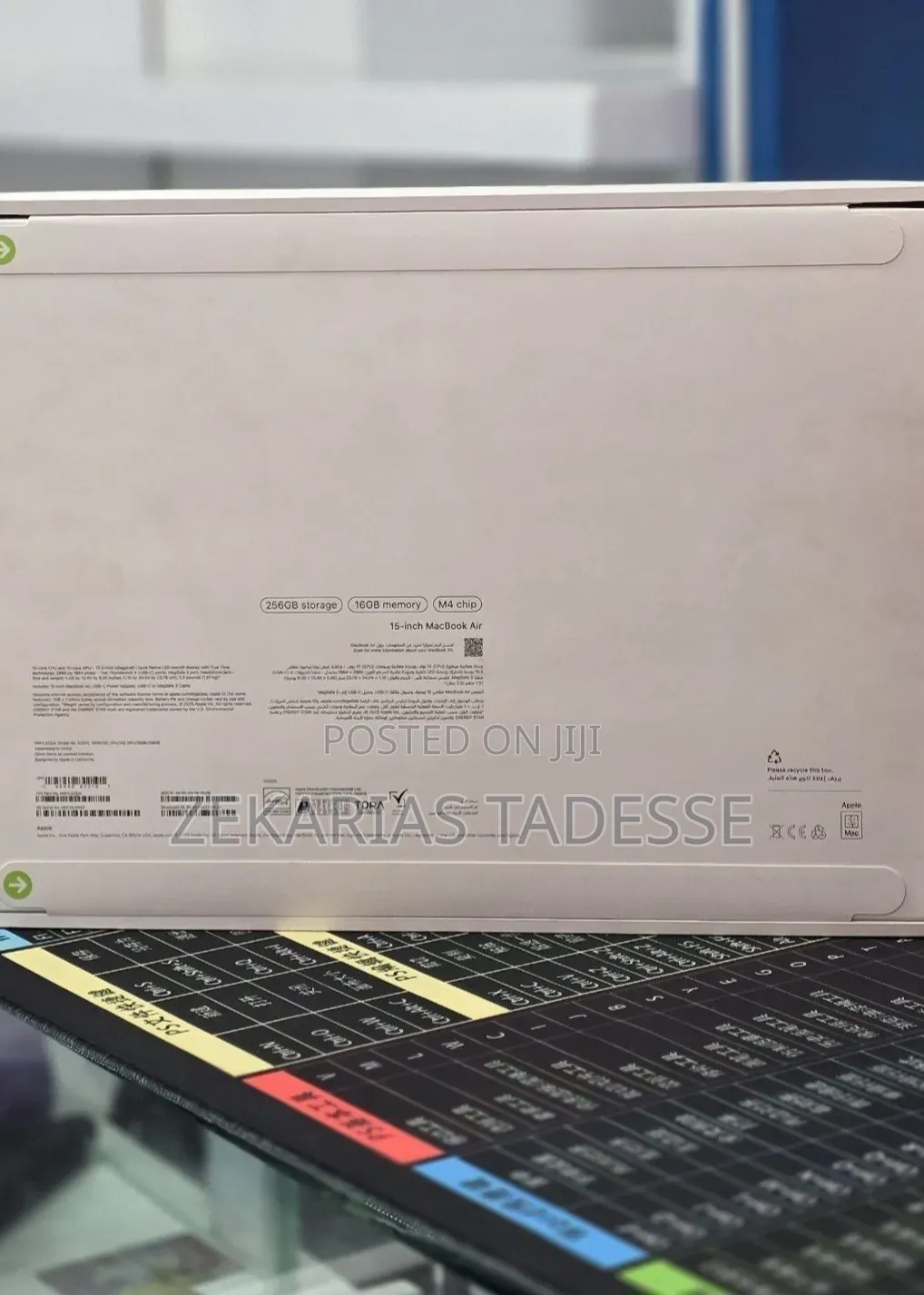 New Laptop Apple MacBook Air 2025 M4 16GB Apple M4 SSD 256GB