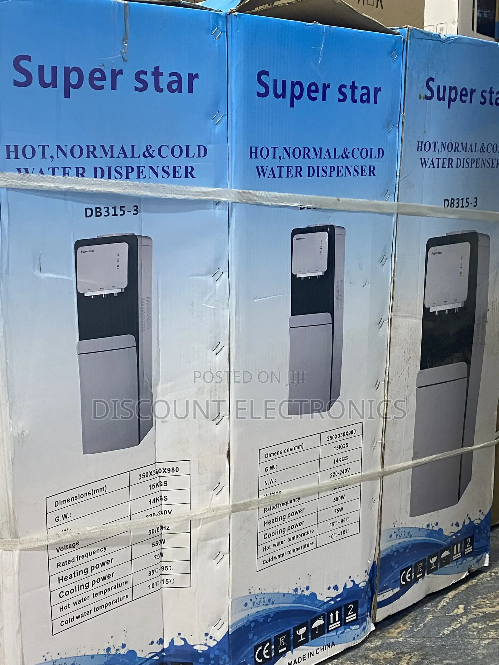 Super Star Hot Normal Cold Water Dispenser