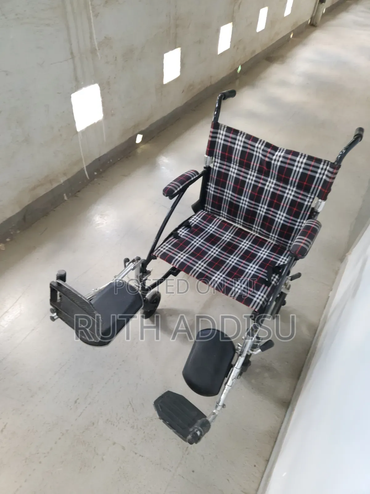 Yuwell Ultra Lightweight Transport Wheelchair for Ethiopia ዊልቸር