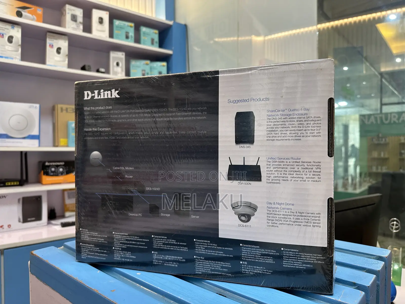 D-Link 24-Port 10/100 Desktop Switch