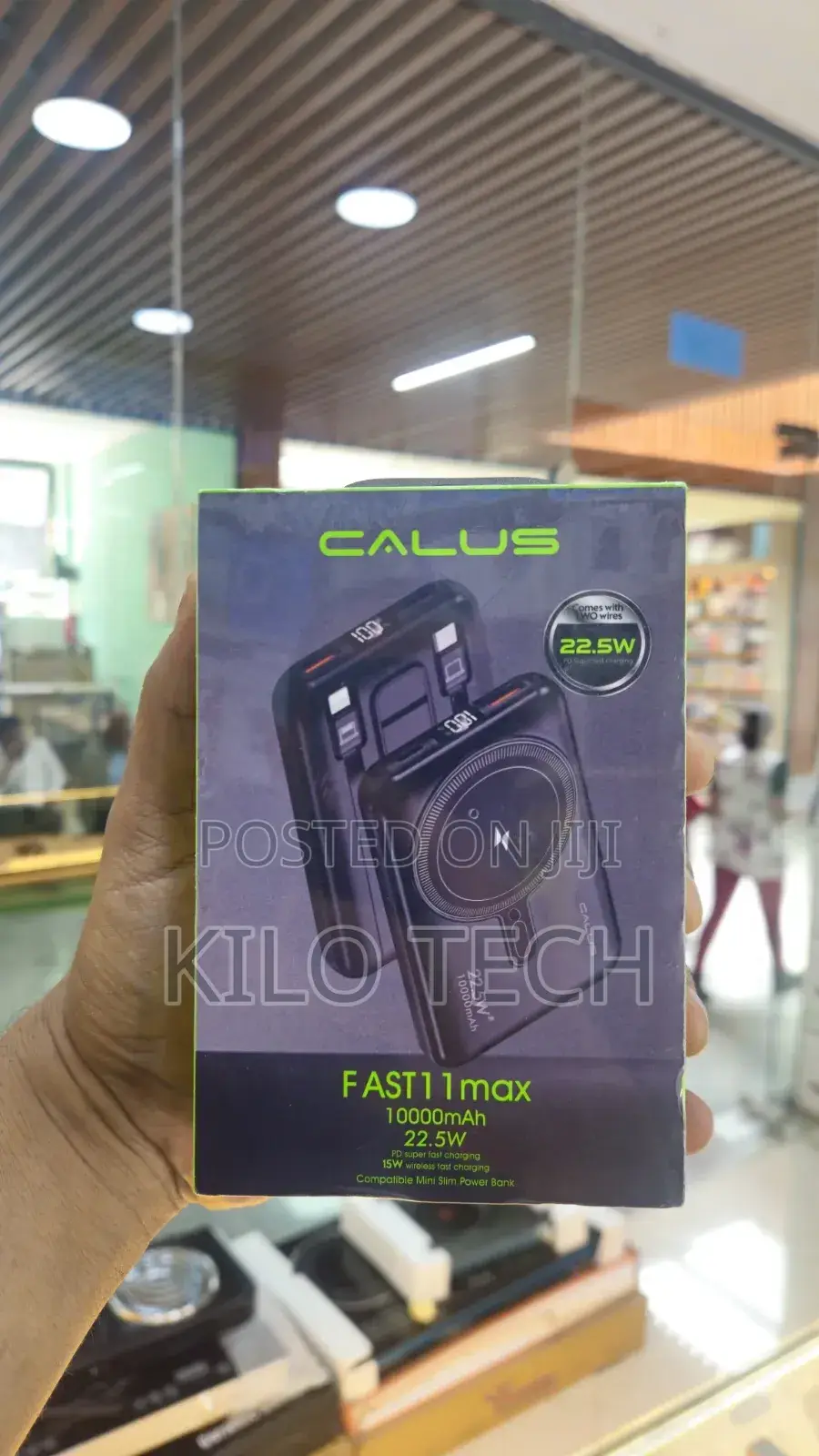 Calus Fast11max 10000mah Power Bank–22.5w Super Fast Charging