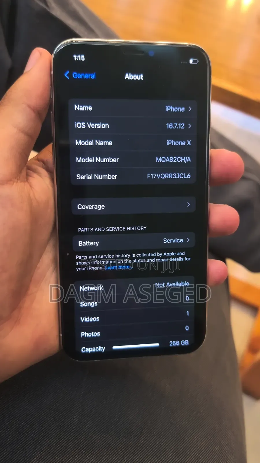 Apple iPhone X 256 GB White
