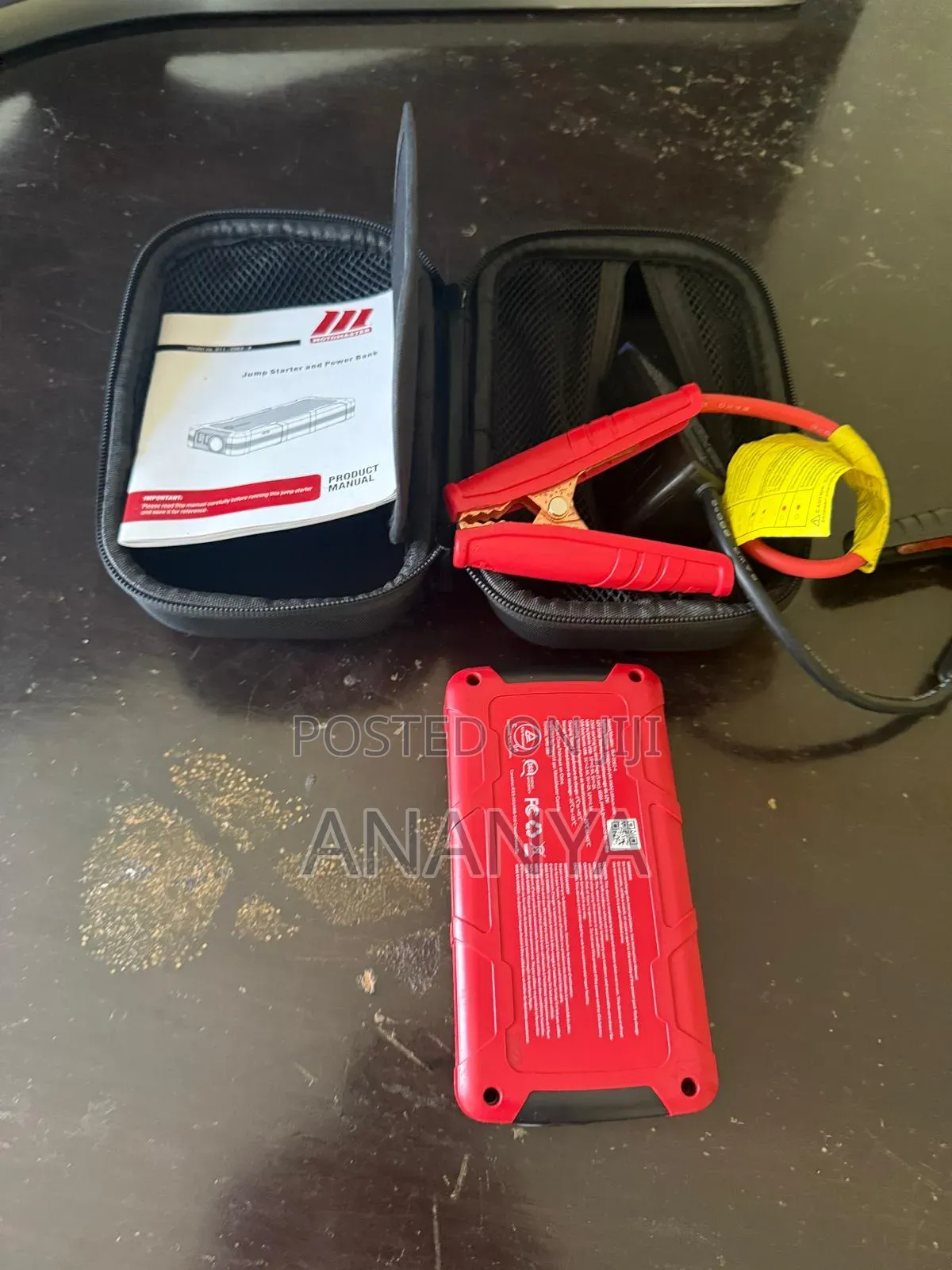 Car Battery Booster, Power Bank and Light.