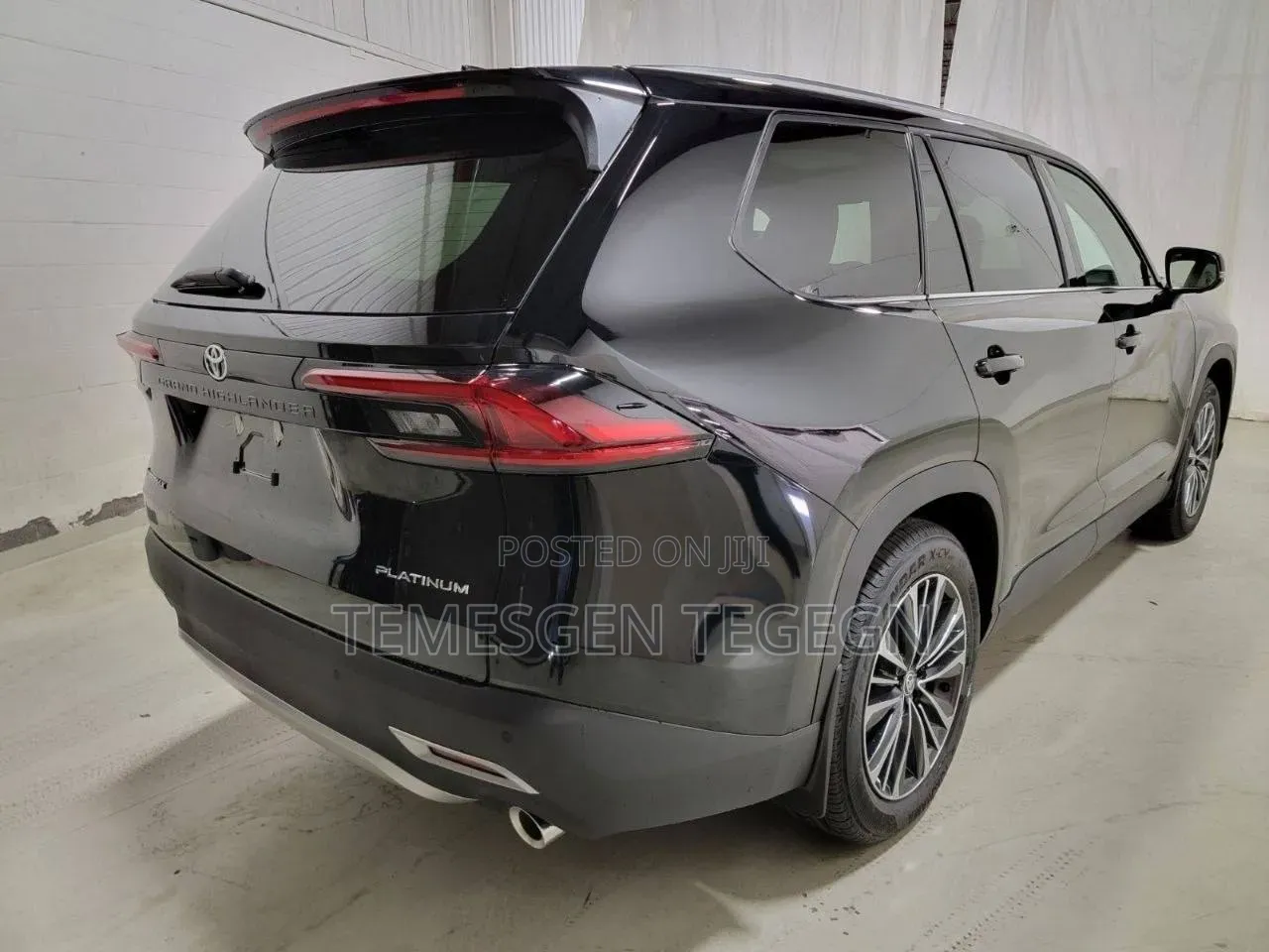New Toyota Grand Highlander Hybrid 2024 Black