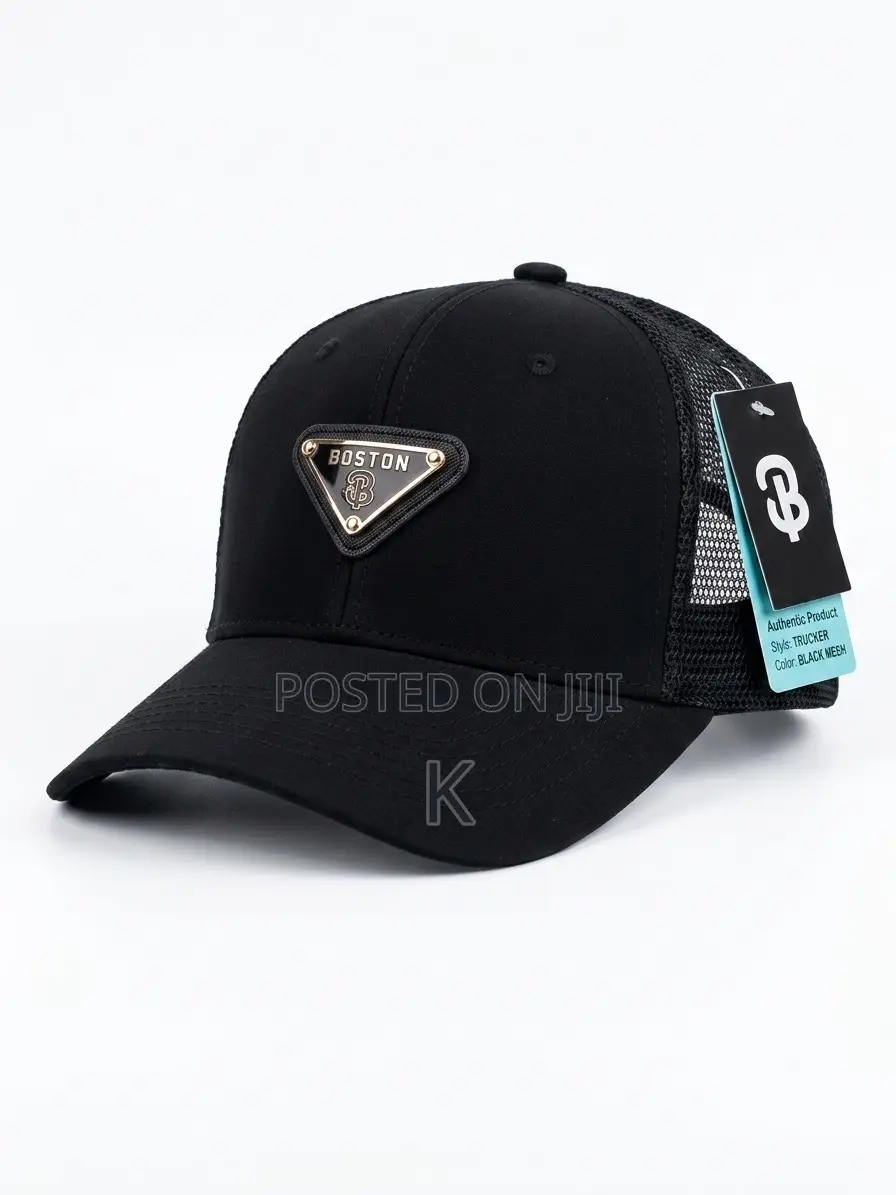 Black Mesh Style Baseball Cap
