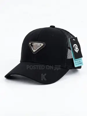 Black Mesh Style Baseball Cap