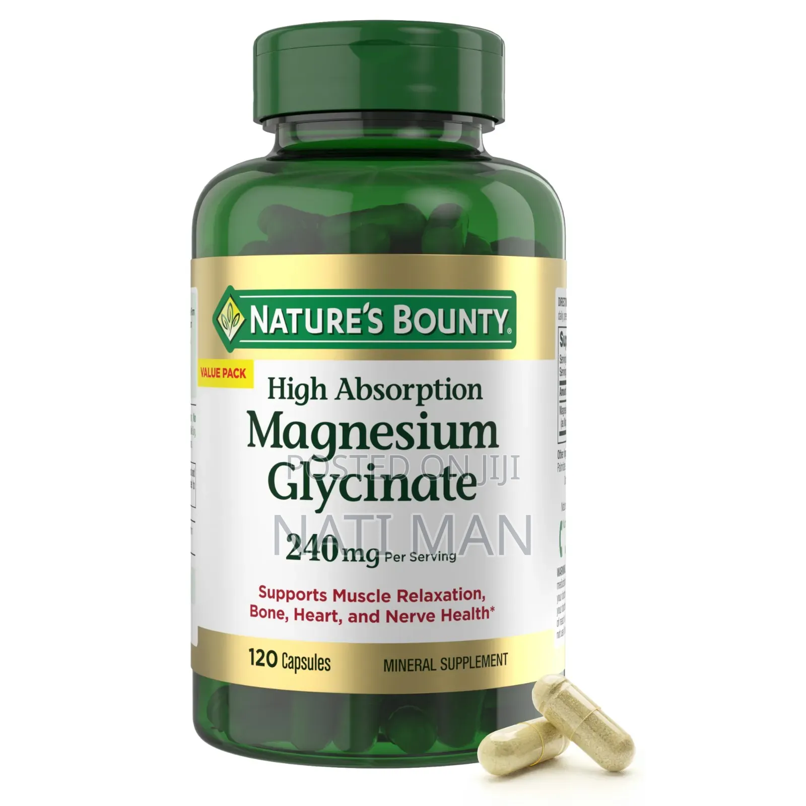 Nature's Bounty High Absorption Magnesium Glycinate
