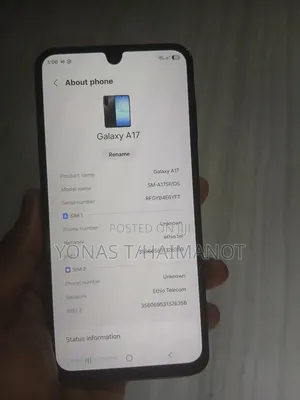 Samsung Galaxy A17 128 GB Black