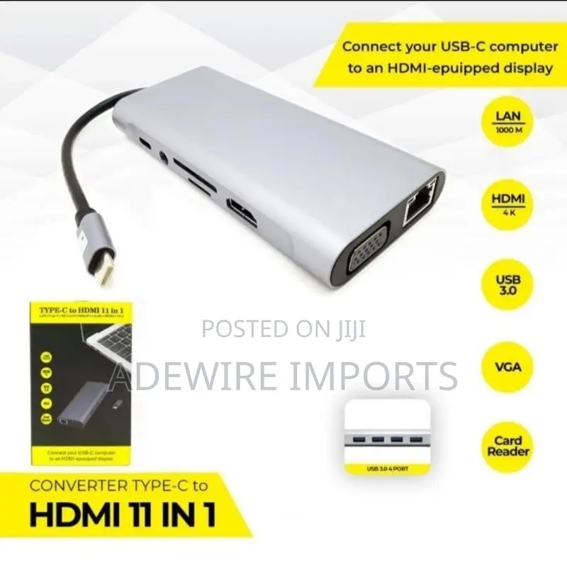 Type C 11 in 1 Converter