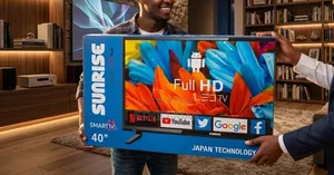 Sunrise 40" Smart Android Tv – Double Glass Design