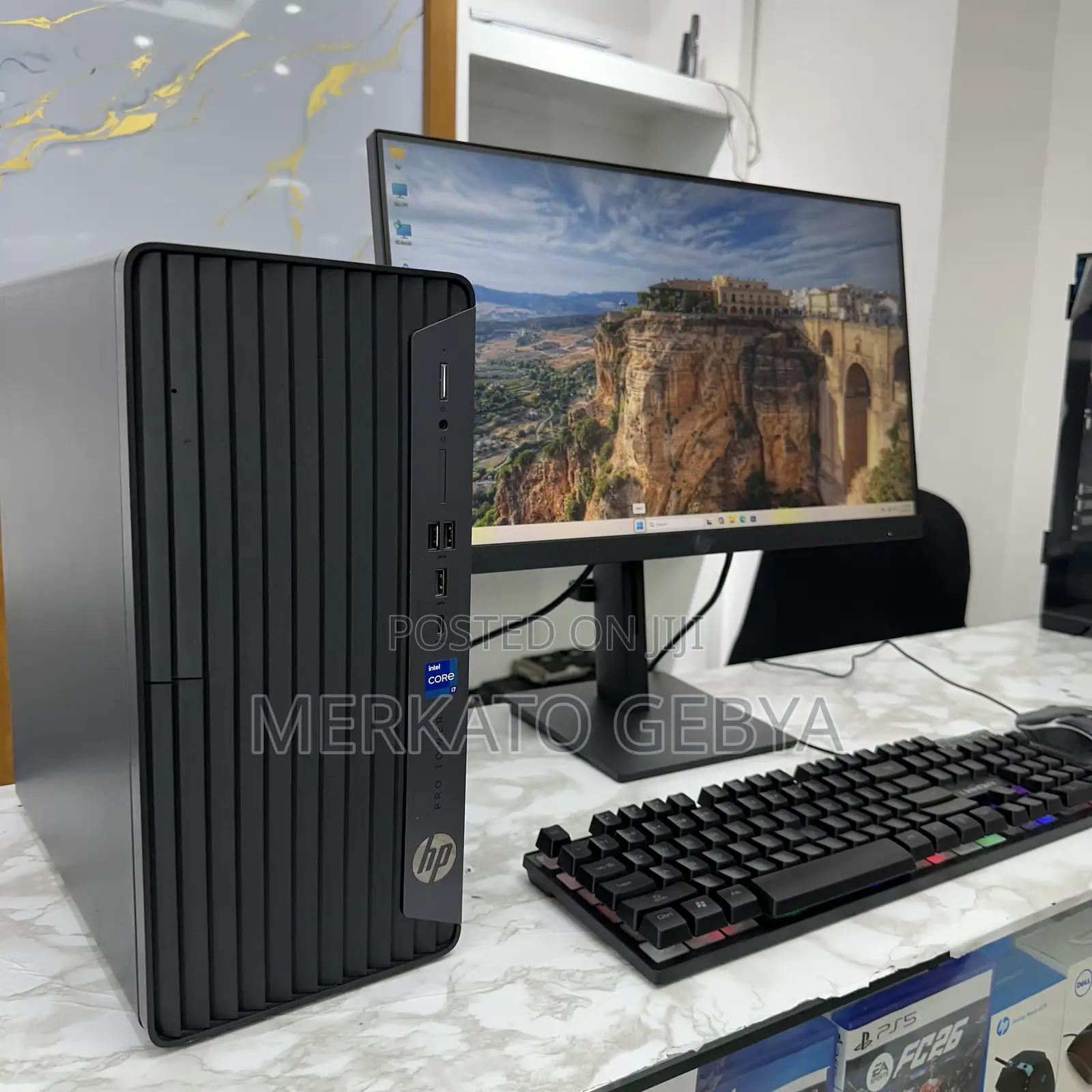 New Desktop Computer HP Pro 400 G9 8GB Intel Core i7 SSD 512GB
