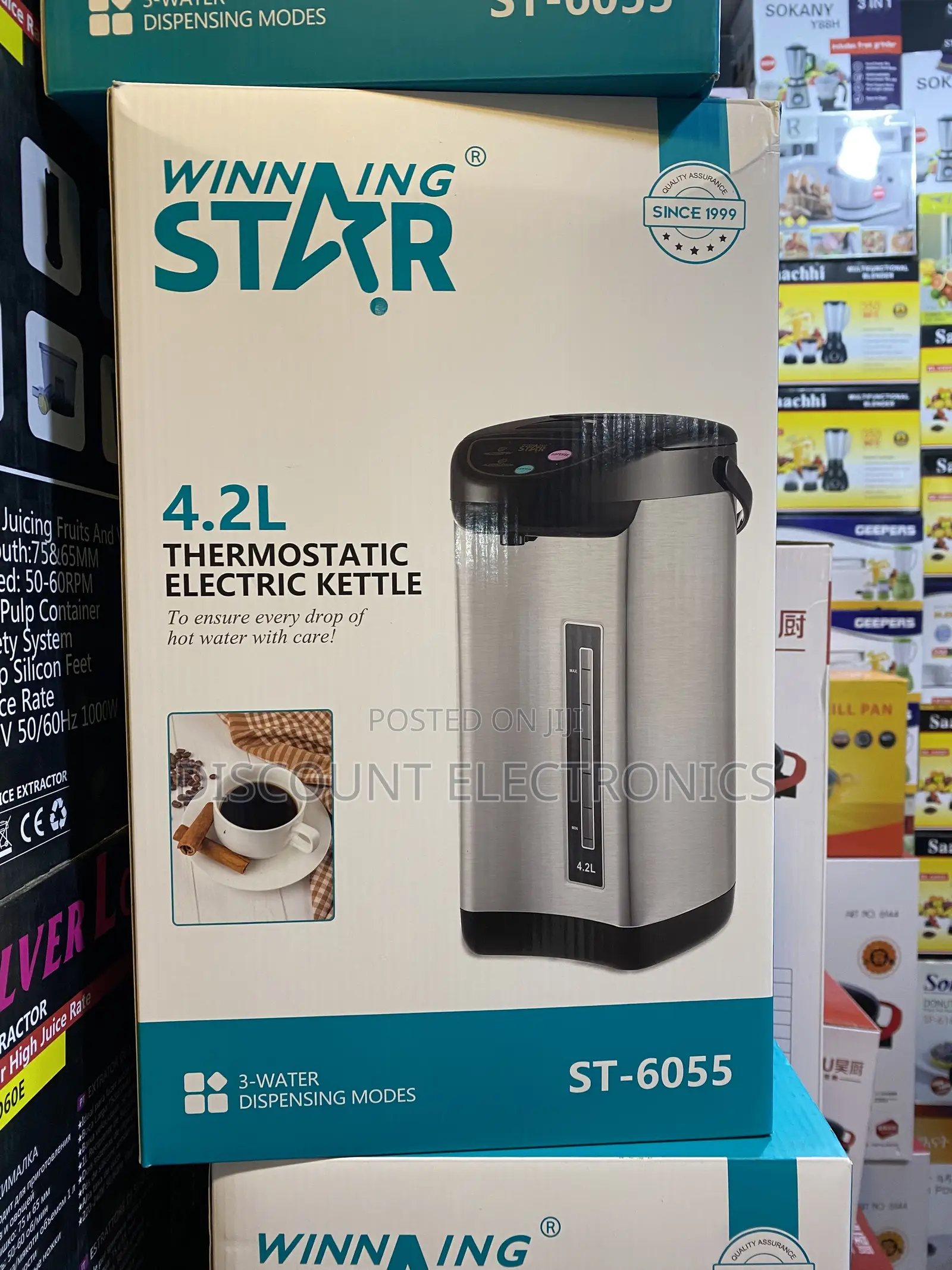 Winning Star 4.2l Thermostatic Electric Kettle Thermo Pot