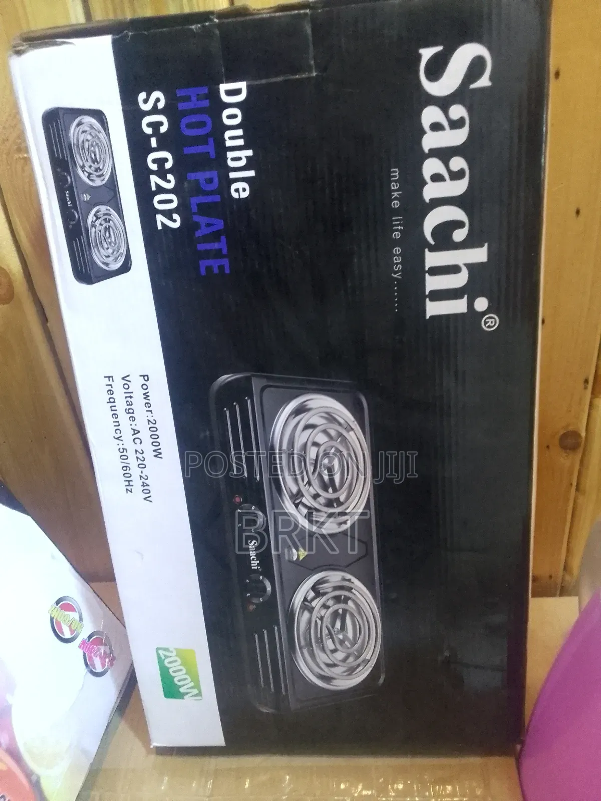 # Original Saachi Double Hot Plate (የሳቺ ባለ ሁለት ፕሌት ምድጃ)- Model Sc-c202