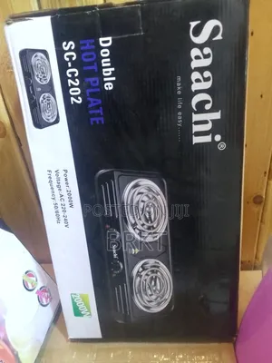 # Original Saachi Double Hot Plate (የሳቺ ባለ ሁለት ፕሌት ምድጃ)- Model Sc-c202