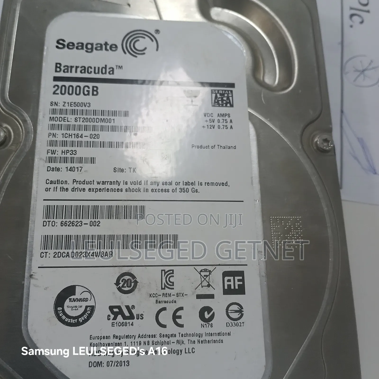 Surveillance Hard Disk 2 Tb