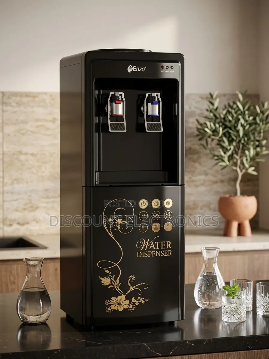 The Enzo Elegance Series: Premium Black Gold Water Dispenser