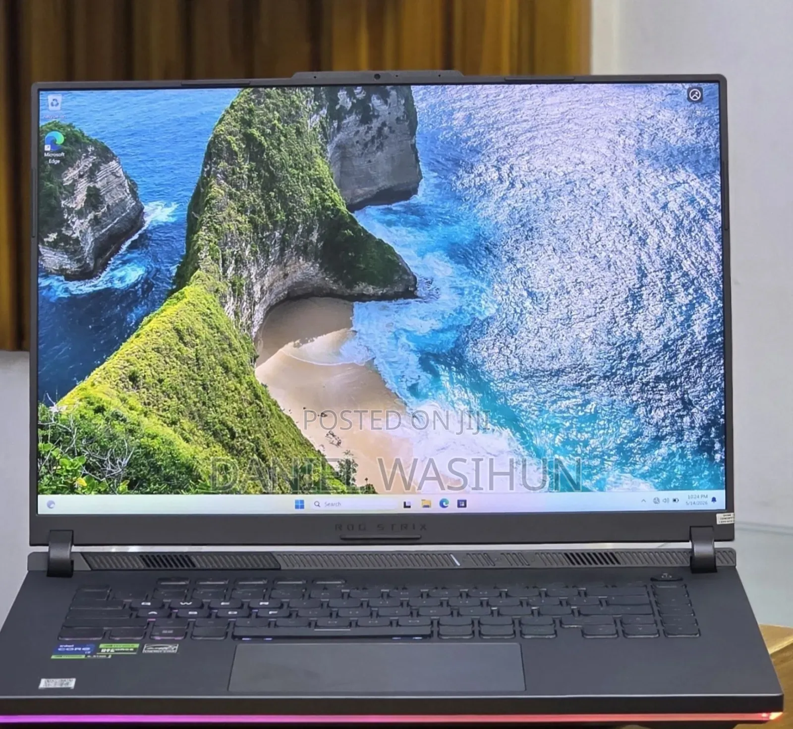 New Laptop Asus ROG Strix G16 G614 16GB Intel Core i7 SSD 1T