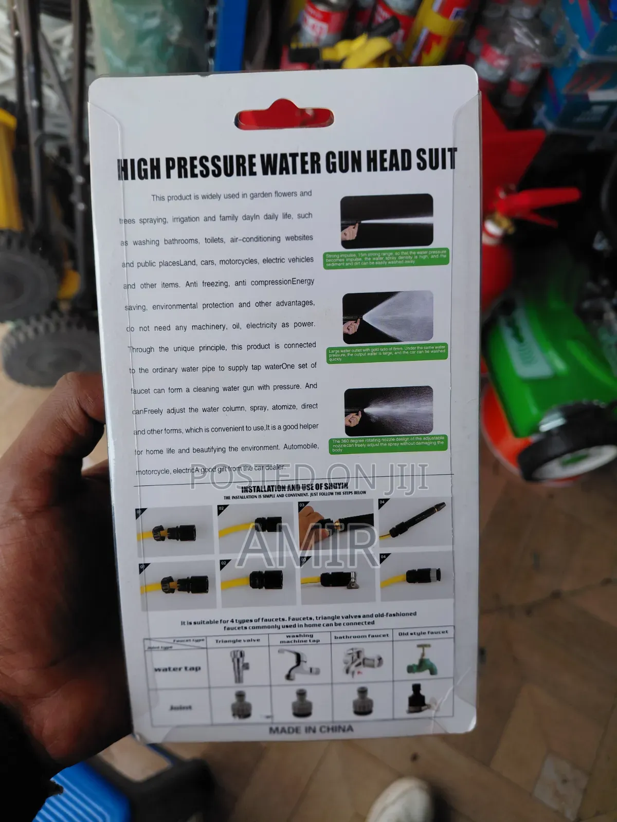 High Pressure Water