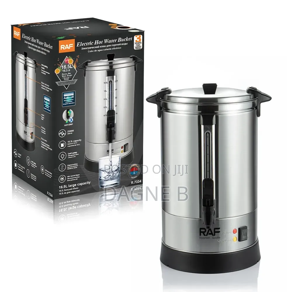 Raf R.7334 Electric Hot Water Bucket የኤሌክትሪክ ሙቅ ውሃ ባልዲ ቦይለር