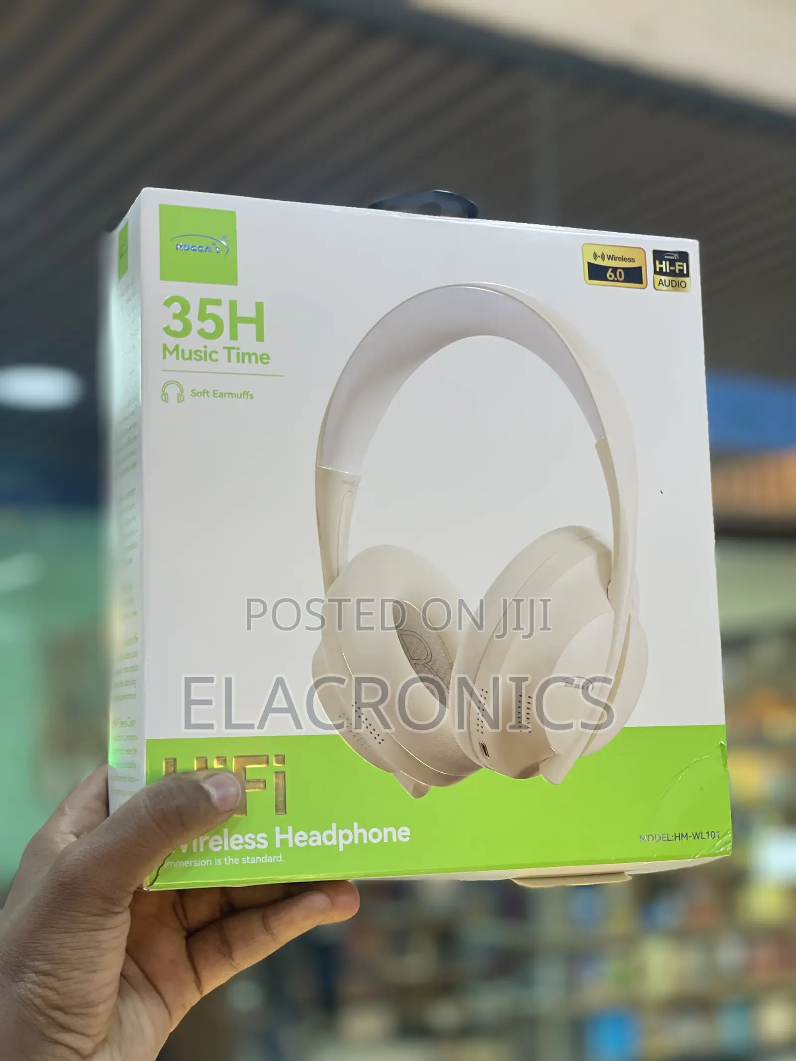 Wireless Bluetooth Headset Rugga's (Over-ear Headphone)⁠