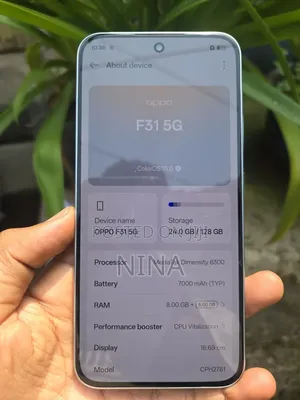 Oppo F31 5G 128 GB Silver