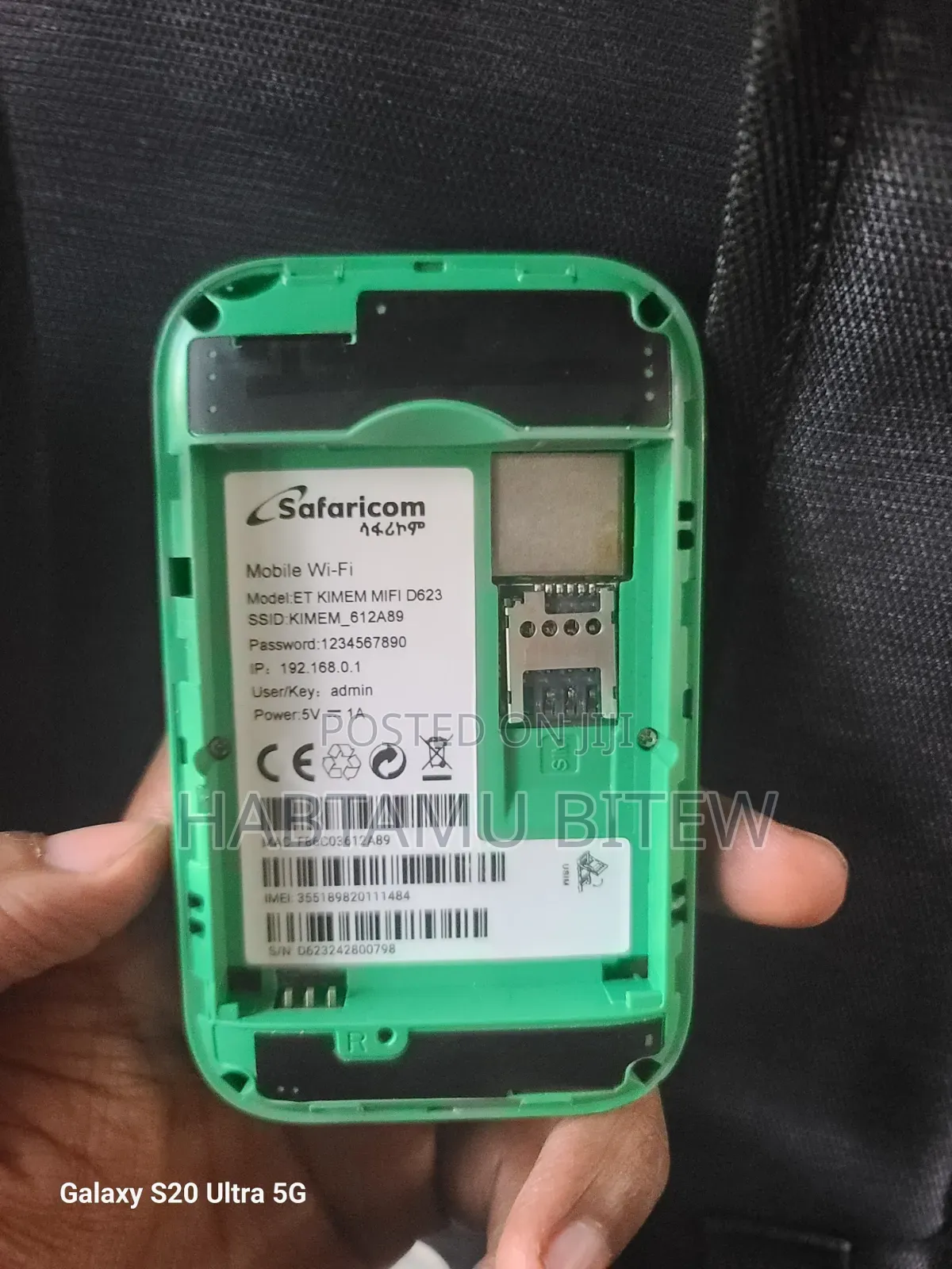 Safaricom 4g Lte Mobile Wi-Fi Mifi (Et Kimem D623)