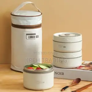 Insulated Lunch Box Set With Thermal Carry Bag