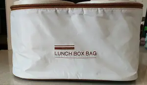 Premium 4-Container Insulated Lunch Box Set ሙቀት ጠባቂ የምሳ ዕቃ ከመያዣ ቦርሳ ጋር