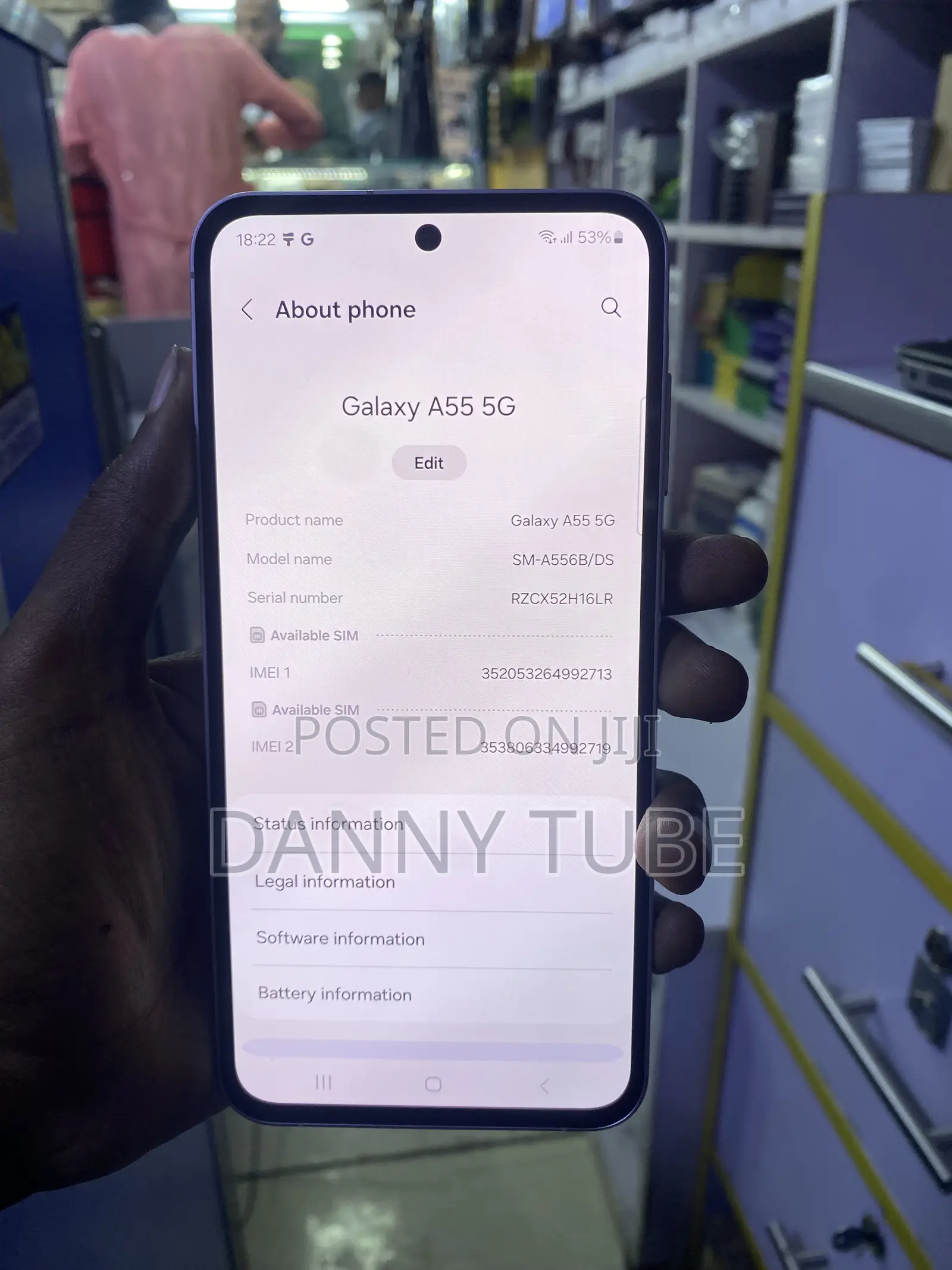 New Samsung Galaxy A55 256 GB Purple