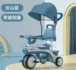 Children's Tricycle Infant Push Cart, Multifunctional Bicycle