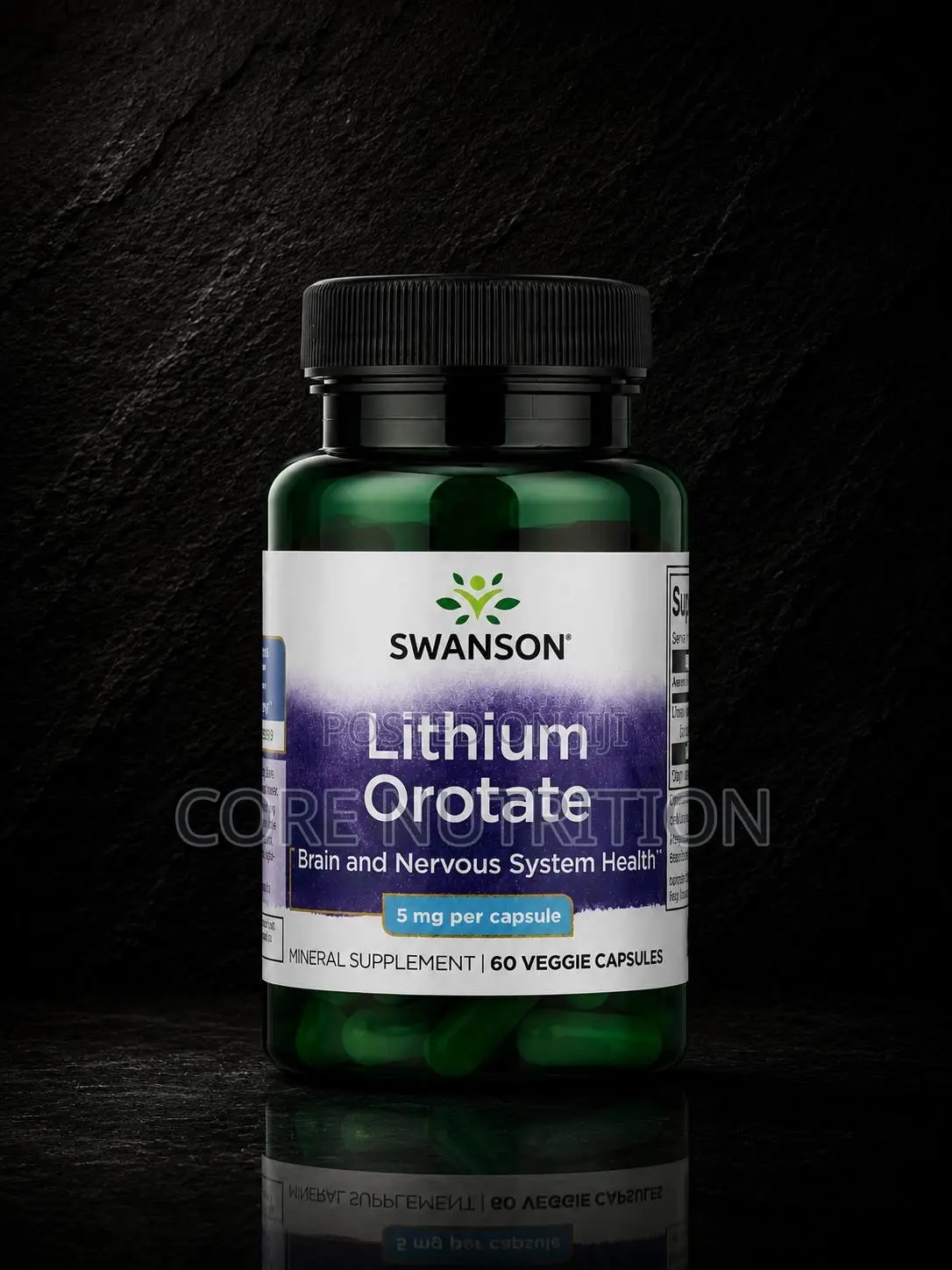Lithium Orotate – 5 Mg 60 Capsules