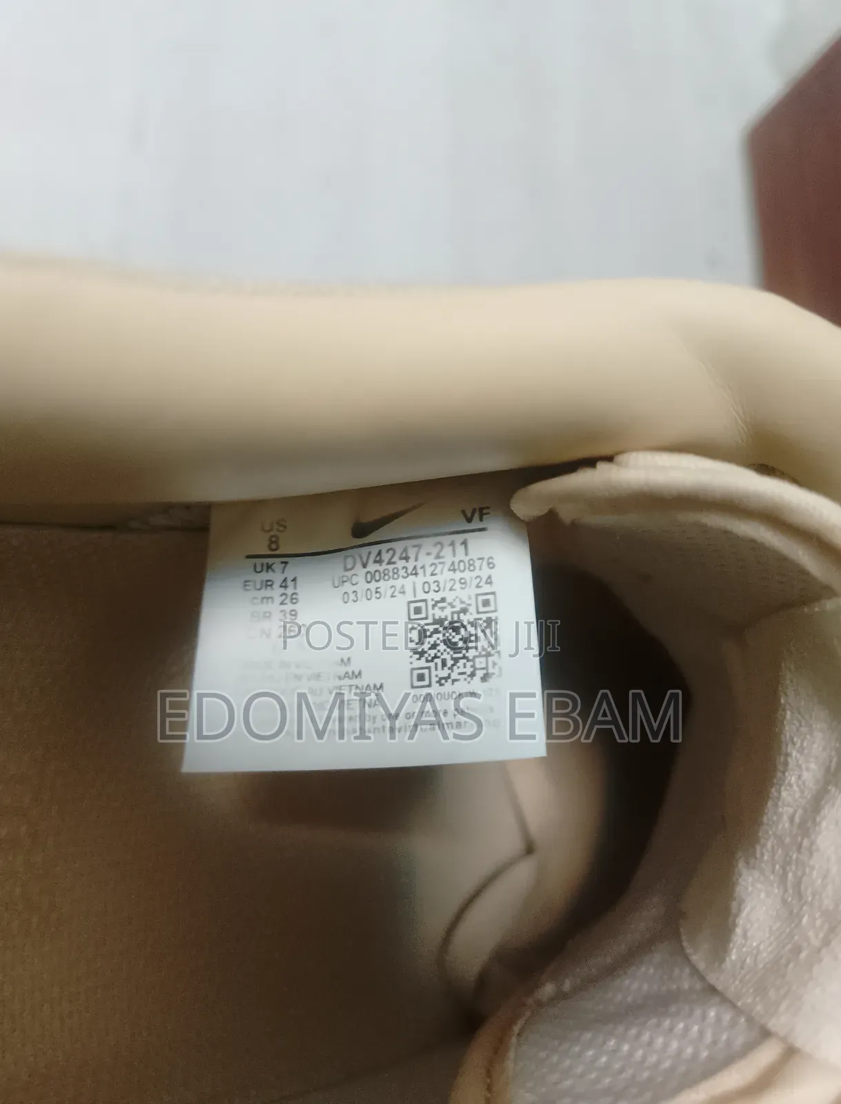 Nike Air Force 1 Canvas Beige