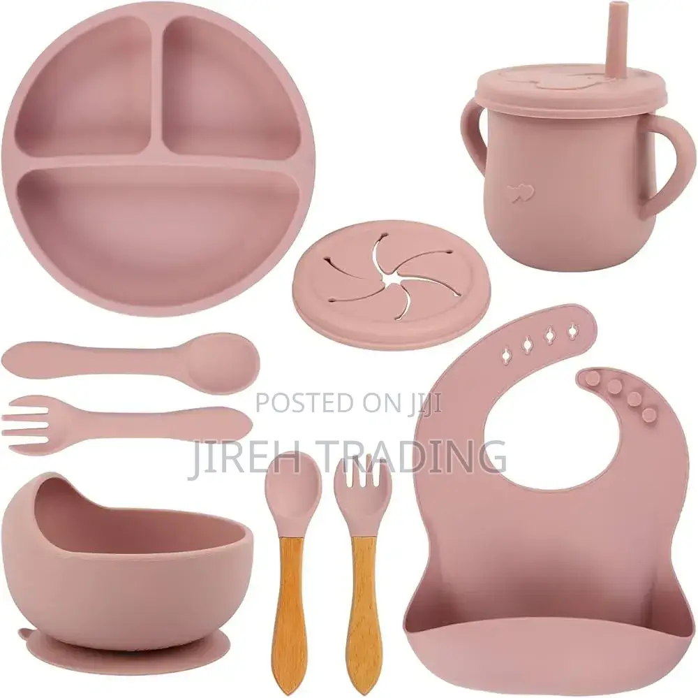 Baby Silicone Feeding Set (9 Pieces)