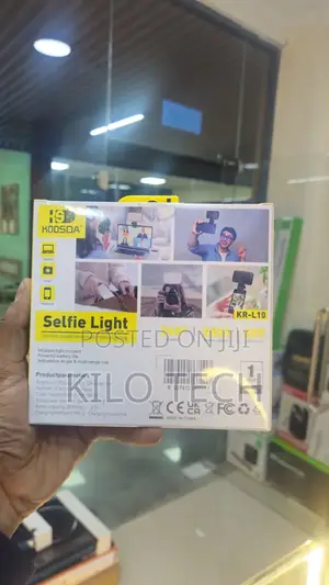 Koosda Kr-L10 Rechargeable Selfie Light – Brand New!