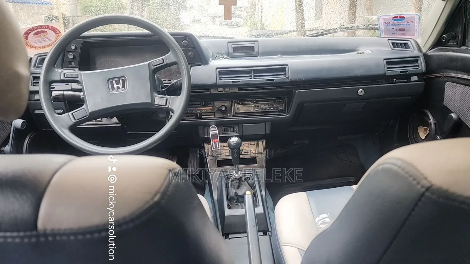 Honda Civic CRX 1.6i-16 1987 Green
