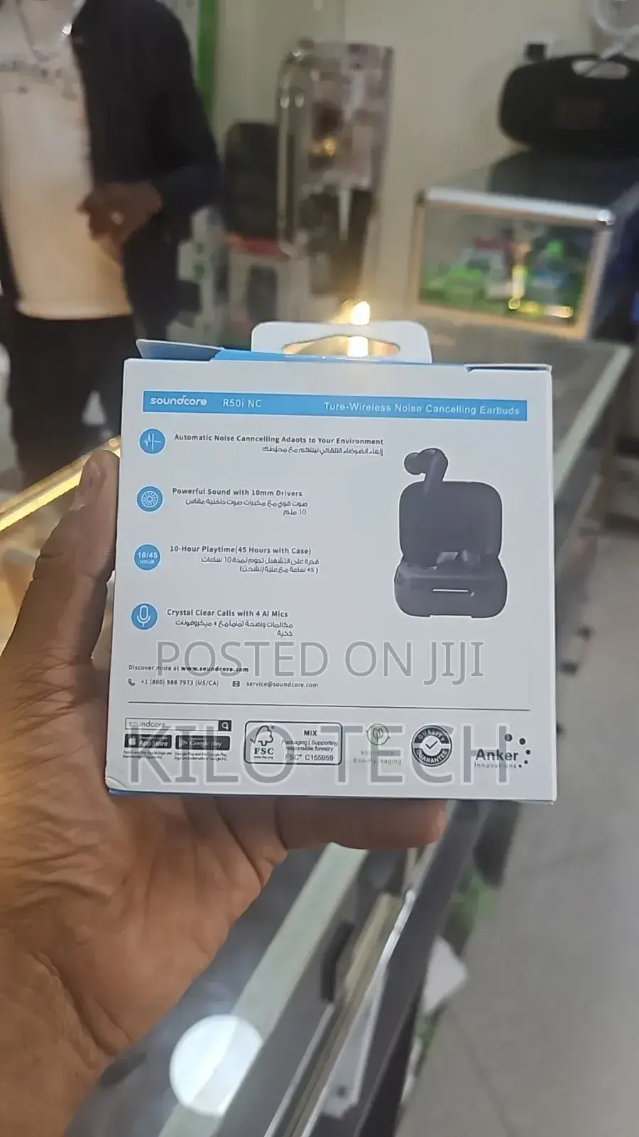 Original Soundcore R50i Nc Wireless Earbuds – Brand New!