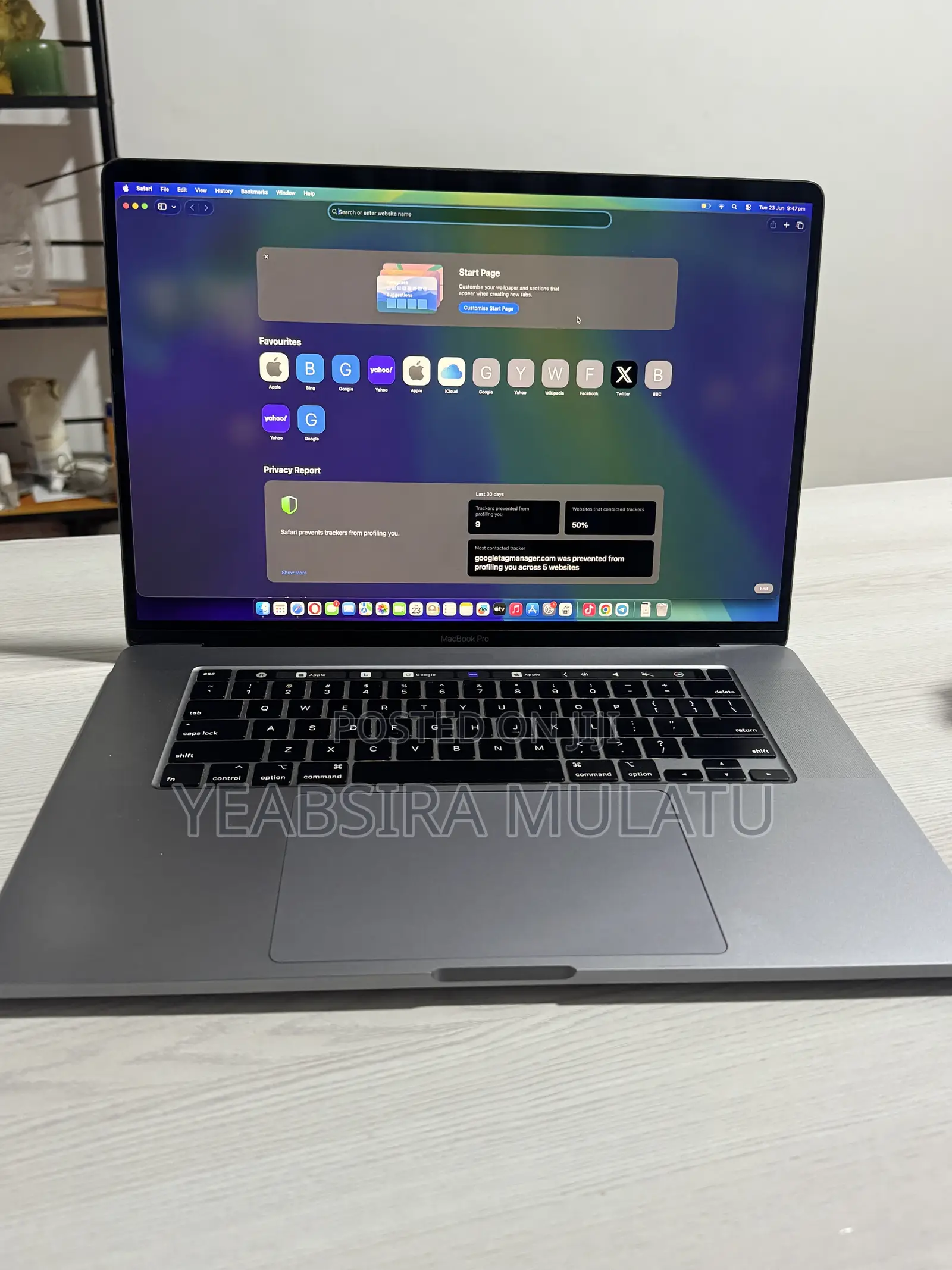 Laptop Apple MacBook Pro 2019 64GB Intel Core i9 SSD 512GB