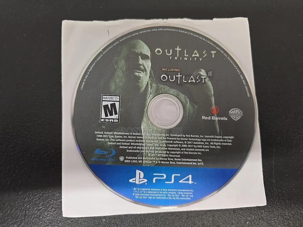 Out Last Trinity Ps4 Cd Game