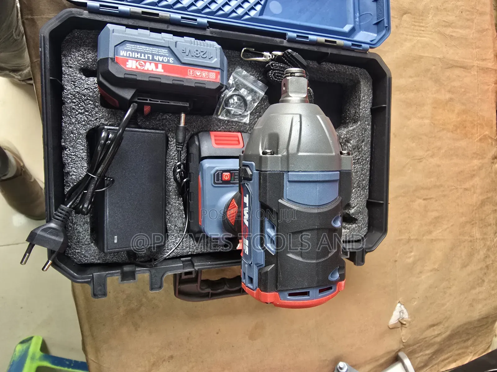 Impact Wrench Delivers Powerful Torque,