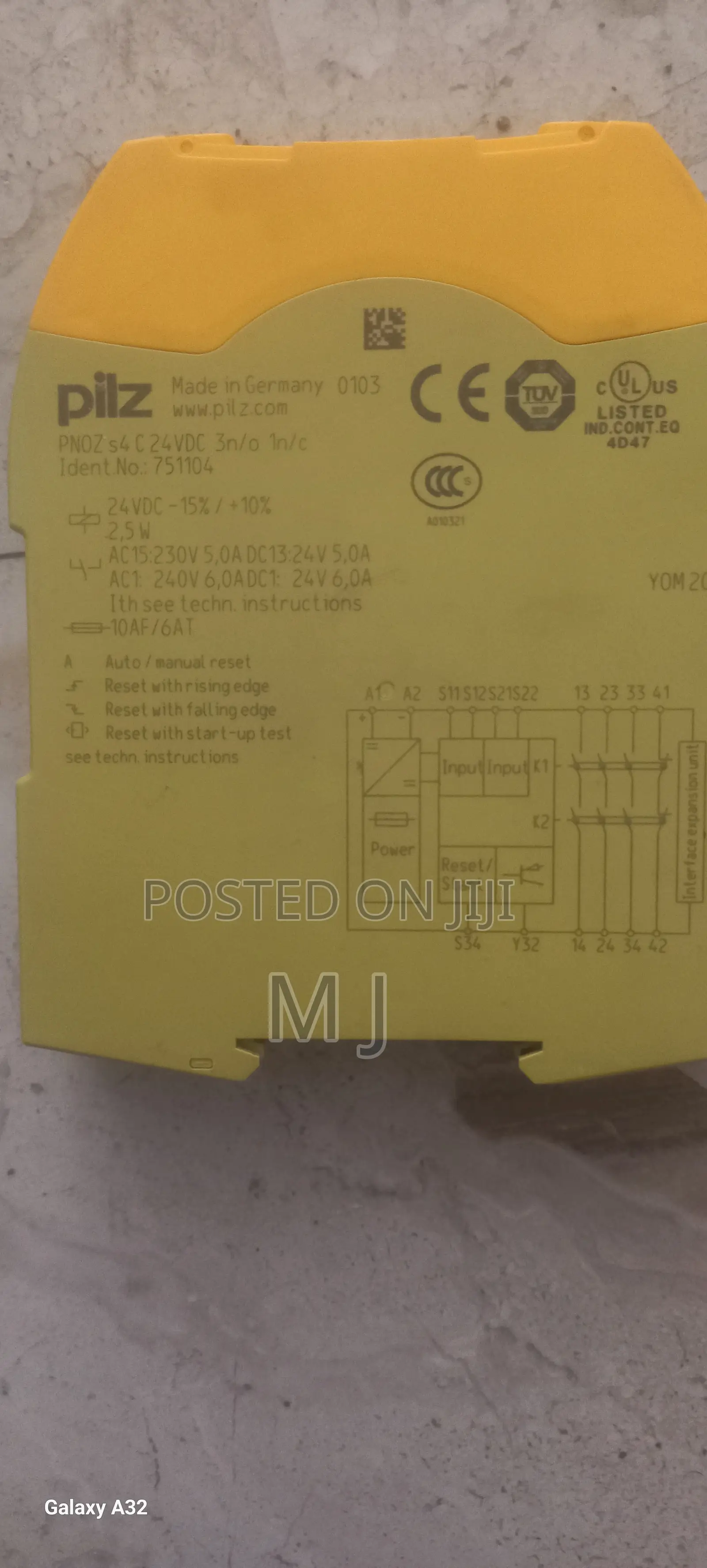 Pilz Pnoz S4 24vdc Safety Relay