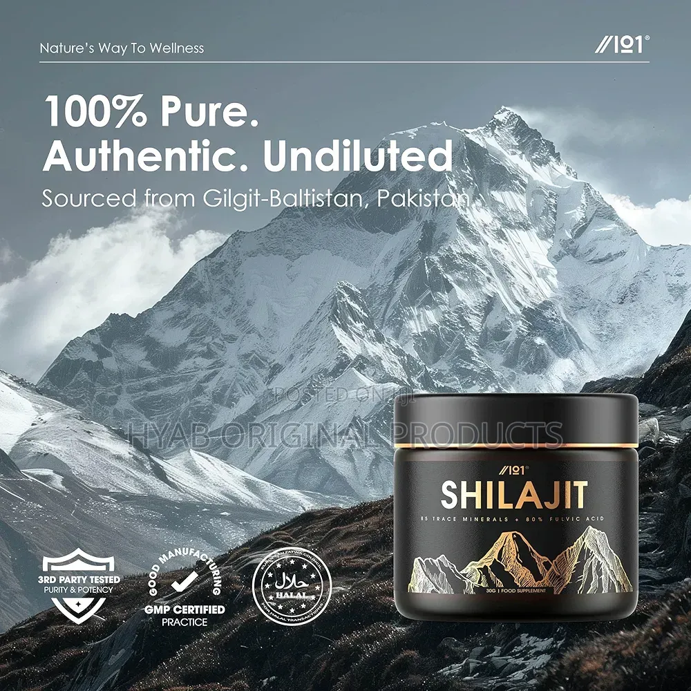 Himalayan Shilajit Resin 30g – Gold Grade 100% Pure 3rd Party Tested