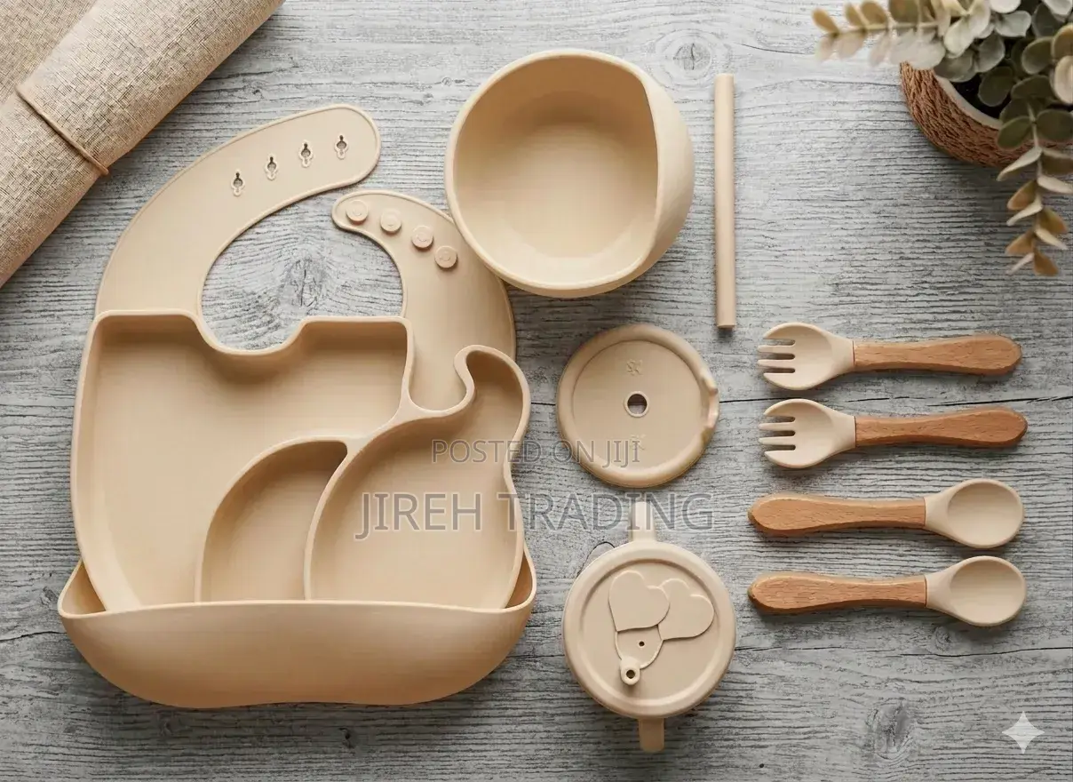 Baby Silicone Feeding Set (9 Pieces)