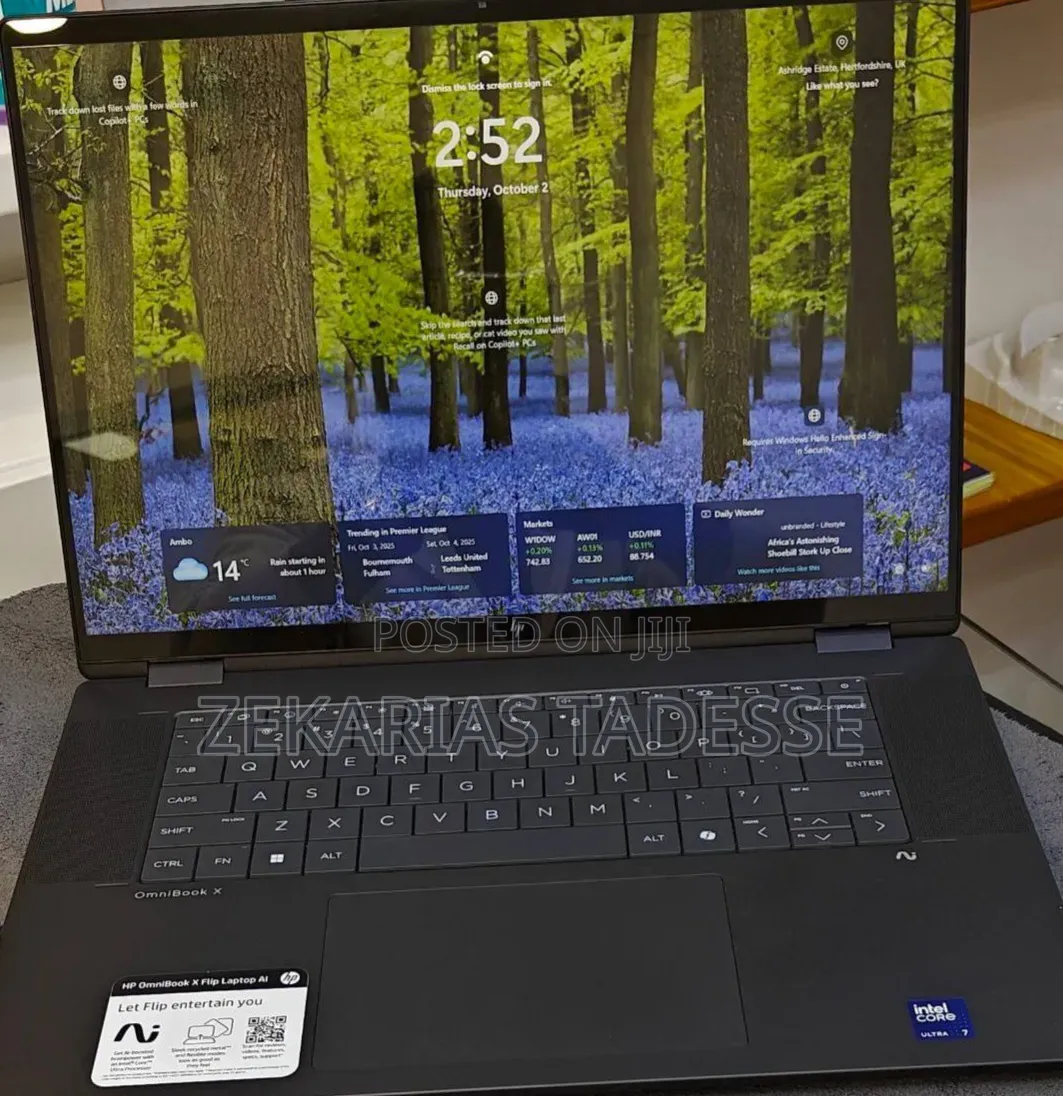New Laptop HP OmniBook X Flip 16" 16GB Intel Core Ultra 7 SSD 1T