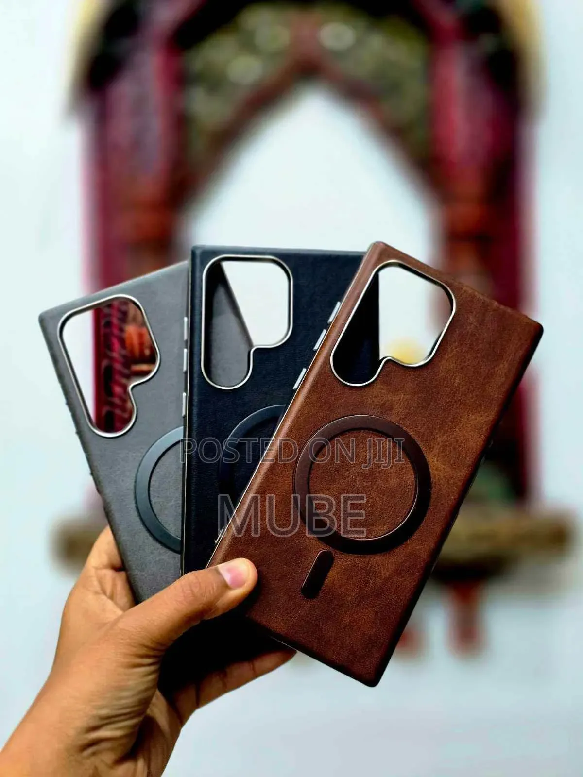 Samsung Galaxy S23–S26 Ultra Leather Magsafe Case