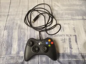 Pc/Xbox 360 Black Wired Gamepad