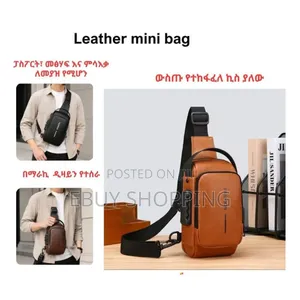 Multi-Pocket Sling Bag With 3-Digit Combination Lock for Travel