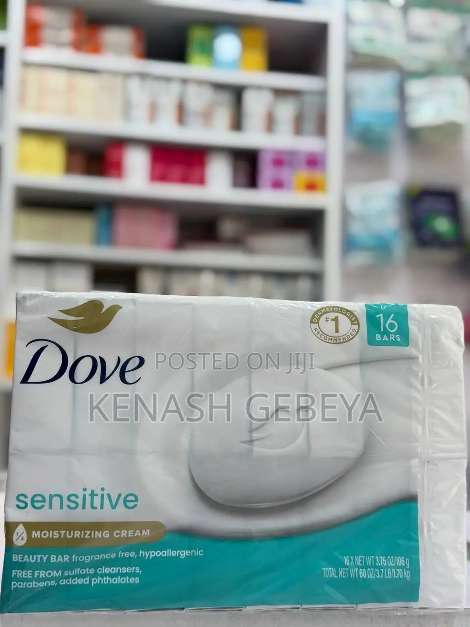Dove Sensitive Bar Soap