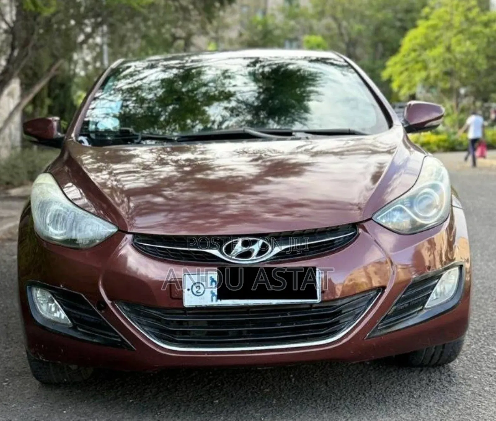 Hyundai Avante 2013 Burgundy