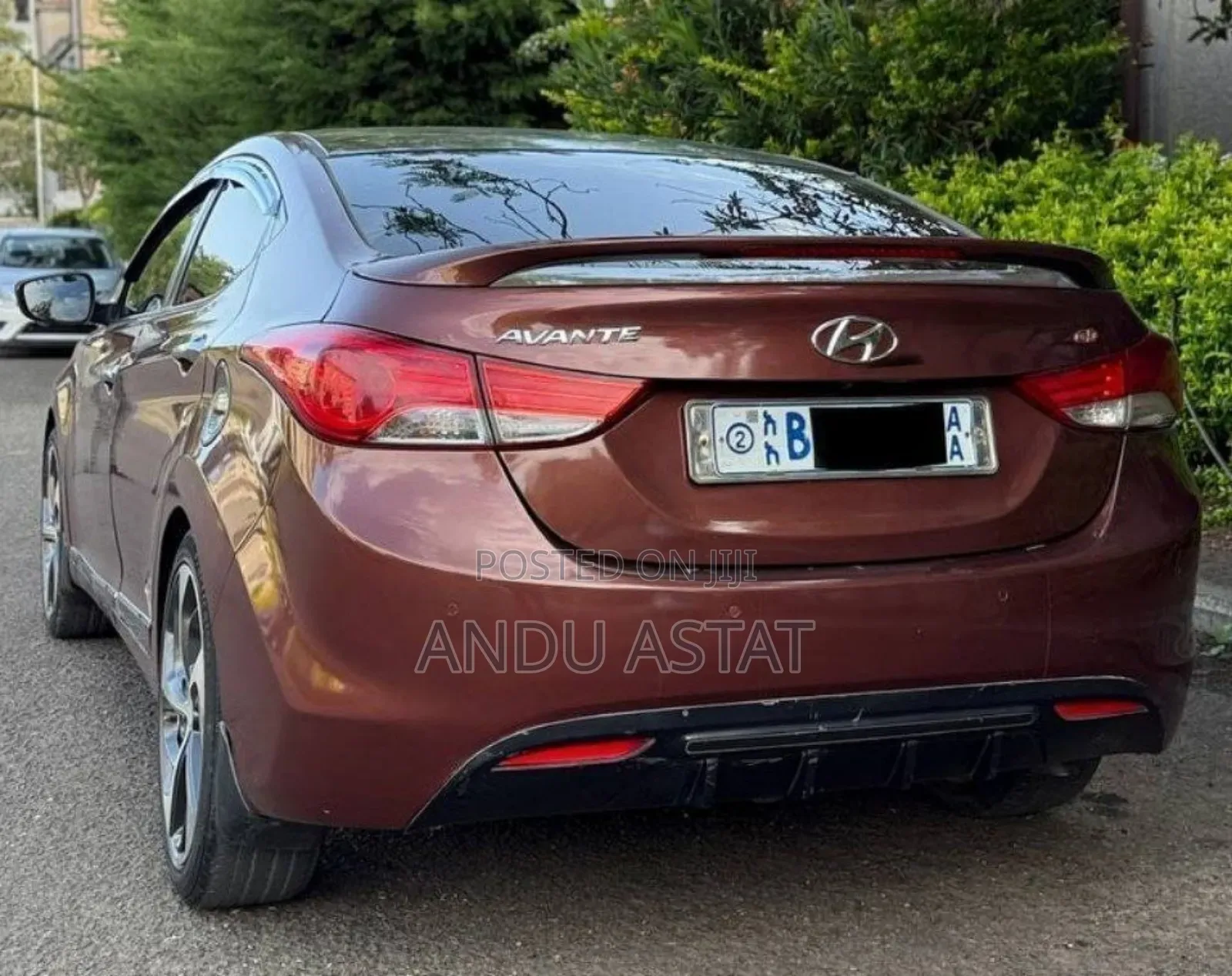 Hyundai Avante 2013 Burgundy