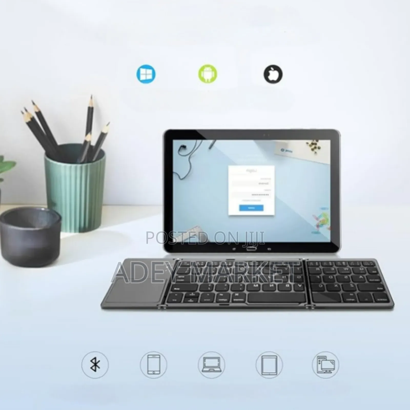 .Wireless Keyboard With Touch Mouse.